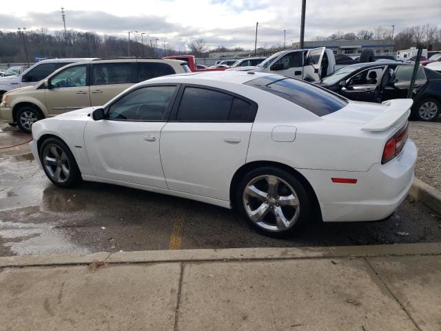 2C3CDXCT2DH667660 - 2013 DODGE CHARGER R/T WHITE photo 2