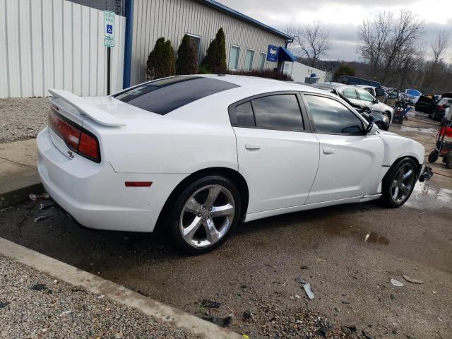 2C3CDXCT2DH667660 - 2013 DODGE CHARGER R/T WHITE photo 3