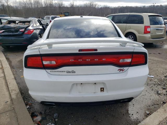 2C3CDXCT2DH667660 - 2013 DODGE CHARGER R/T WHITE photo 6