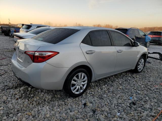 2T1BURHEXGC722268 - 2016 TOYOTA COROLLA L SILVER photo 3