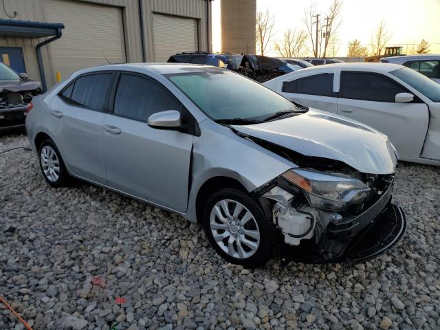 2T1BURHEXGC722268 - 2016 TOYOTA COROLLA L SILVER photo 4