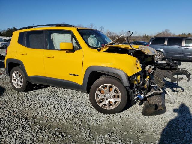 ZACCJBBB2HPG25493 - 2017 JEEP RENEGADE LATITUDE YELLOW photo 4