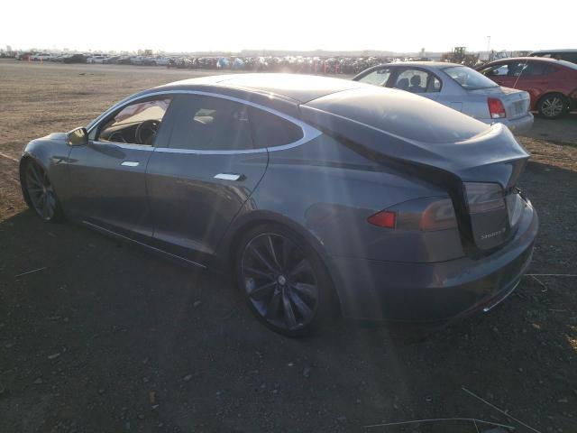 5YJSA1DP3CFP02726 - 2012 TESLA MODEL S Մոխրագույն լուսանկար 2