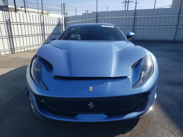 ZFF83CLA5M0266637 - 2021 FERRARI 812 SUPERF BLUE photo 5