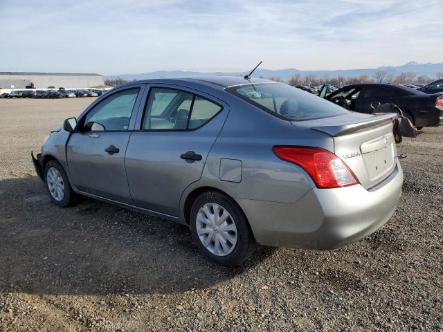 3N1CN7AP3EL857381 - 2014 NISSAN VERSA S SILVER photo 2