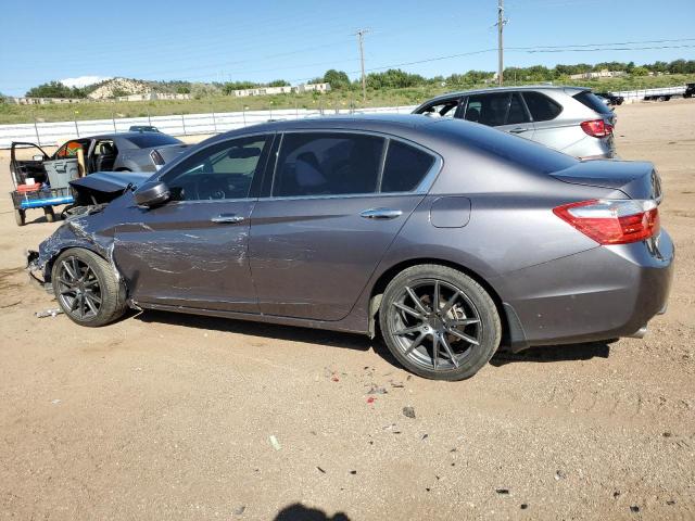 1HGCR3F86FA037897 - 2015 HONDA ACCORD EXL GRAY photo 2