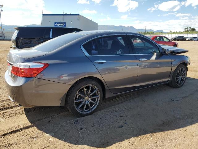 1HGCR3F86FA037897 - 2015 HONDA ACCORD EXL GRAY photo 3