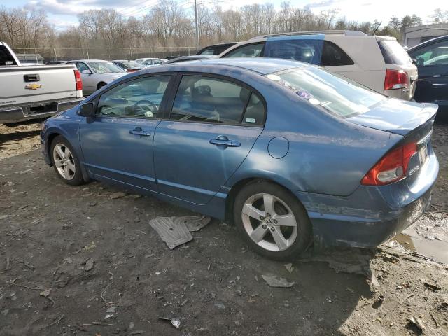 2HGFA16689H509031 - 2009 HONDA CIVIC LX-S BLUE photo 2