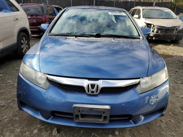 2HGFA16689H509031 - 2009 HONDA CIVIC LX-S 蓝色 照片 5