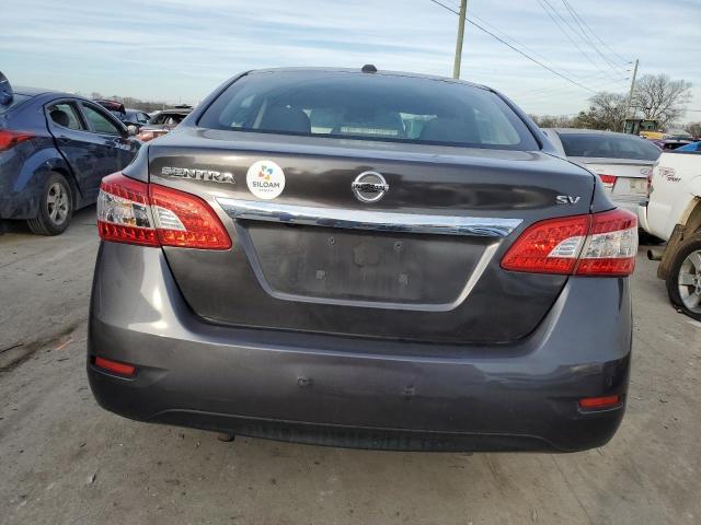 3N1AB7AP6FL683520 - 2015 NISSAN SENTRA S GRAY photo 6