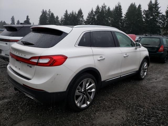 2LMPJ8LP6GBL52429 - 2016 LINCOLN MKX RESERVE Սպիտակ լուսանկար 3