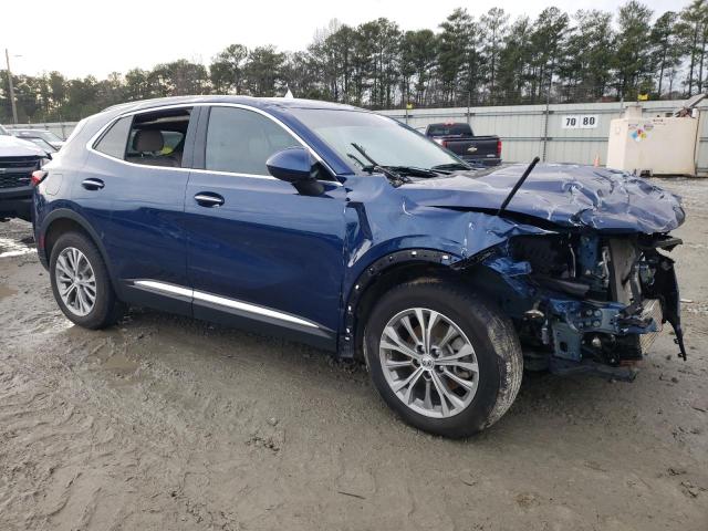 LRBAZLR49ND016925 - 2022 BUICK ENVISION PREFERRED BLUE photo 4