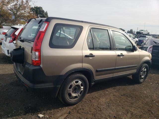 JHLRD78535C064482 - 2005 HONDA CR-V LX TAN photo 3