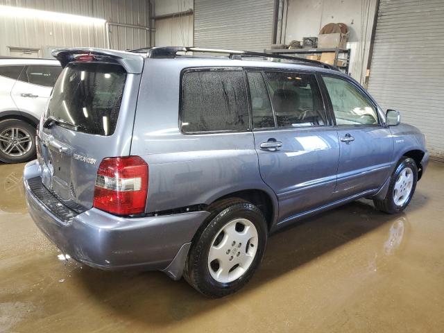 JTEEP21AX40048725 - 2004 TOYOTA HIGHLANDER BLUE photo 3