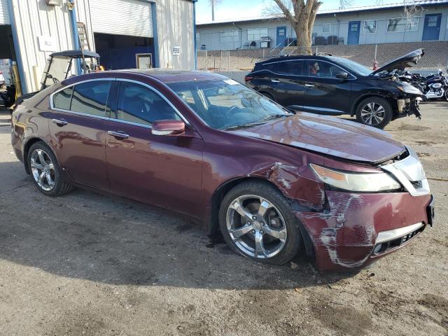 19UUA86539A013768 - 2009 ACURA TL MAROON photo 4