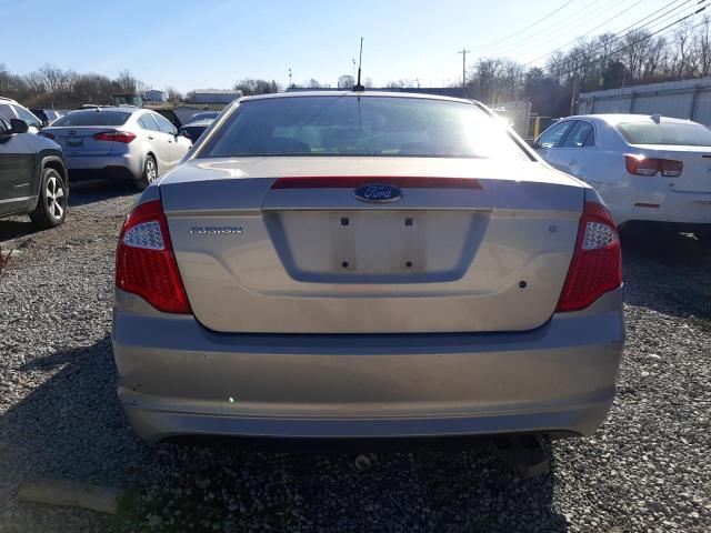 3FAHP0GA7AR293061 - 2010 FORD FUSION S GRAY photo 6