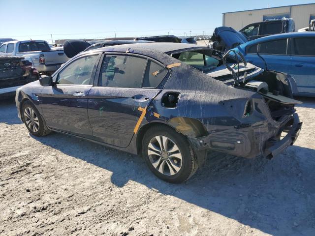 1HGCR2F38FA253734 - 2015 HONDA ACCORD LX BLUE photo 2