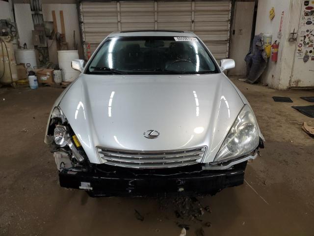 JTHBF30GX36018673 - 2003 LEXUS ES 300 SILVER photo 5