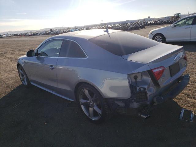 WAUDK78T99A009075 - 2009 AUDI A5 QUATTRO SILVER photo 2