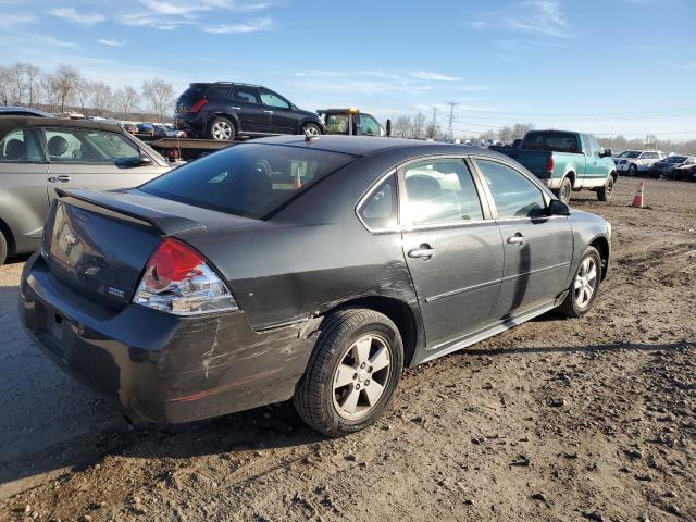 2G1WA5E37C1208093 - 2012 CHEVROLET IMPALA LS BLACK photo 3