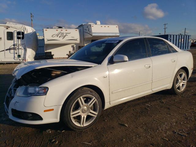 WAUDF78E28A055822 - 2008 AUDI A4 2.0T QUATTRO WHITE photo 1