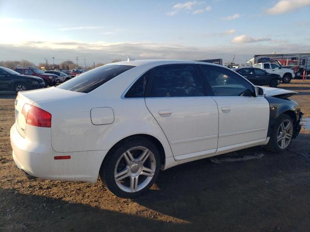 WAUDF78E28A055822 - 2008 AUDI A4 2.0T QUATTRO WHITE photo 3