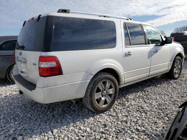 1FMJK2A56AEB65734 - 2010 FORD EXPEDITION EL LIMITED WHITE photo 3