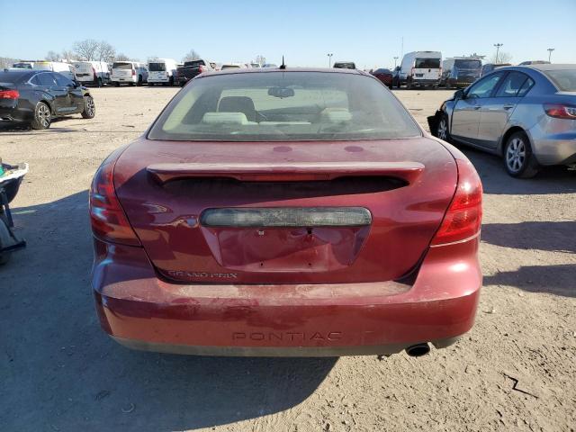 2G2WP552781169868 - 2008 PONTIAC GRAND PRIX BURGUNDY photo 6