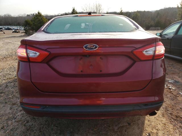 3FA6P0HD1ER217339 - 2014 FORD FUSION SE BURGUNDY photo 6