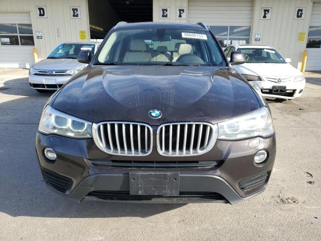 5UXWX9C58F0D53243 - 2015 BMW X3 XDRIVE28I BLACK photo 5