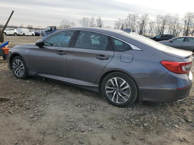 1HGCV3F46MA022337 - 2021 HONDA ACCORD HYBRID EX GRAY photo 2