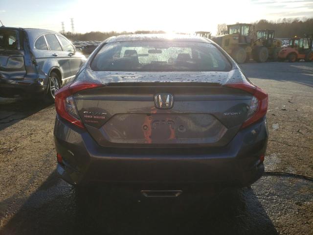 19XFC2F85LE024882 - 2020 HONDA CIVIC SPORT GRAY photo 6