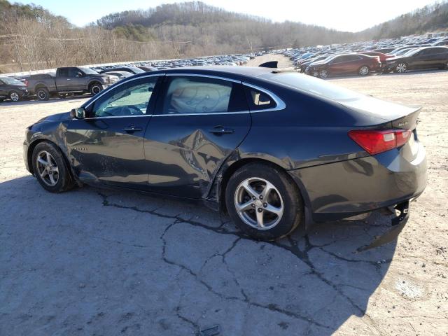 1G1ZB5ST1JF100315 - 2018 CHEVROLET MALIBU LS GRAY photo 2