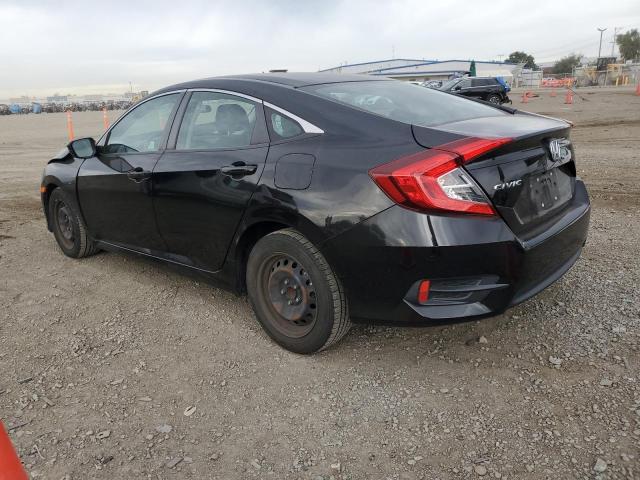 2HGFC2F52JH596467 - 2018 HONDA CIVIC LX BLACK photo 2