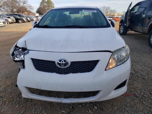 2T1BU40E69C125894 - 2009 TOYOTA COROLLA BASE WHITE photo 5