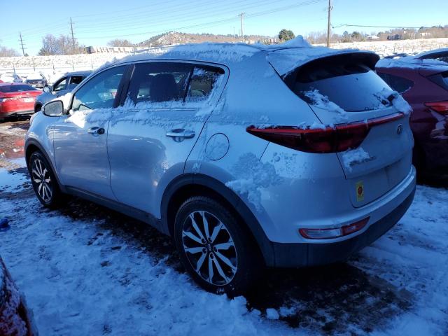 KNDPNCAC7H7054330 - 2017 KIA SPORTAGE EX SILVER photo 2