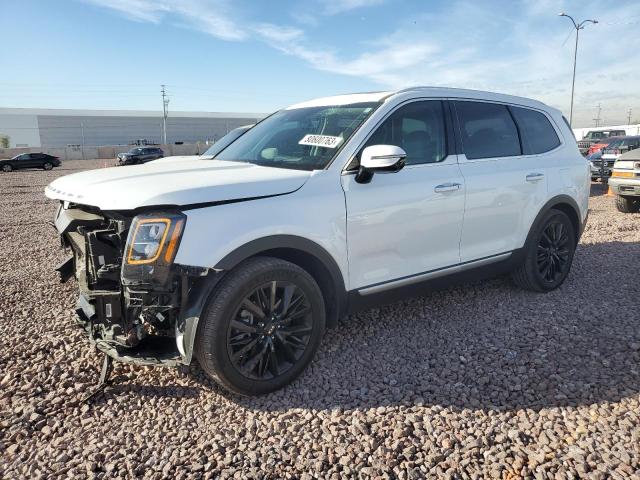 5XYP5DHC9LG089362 - 2020 KIA TELLURIDE SX WHITE photo 1