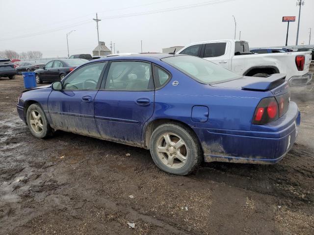 2G1WH52K959264483 - 2005 CHEVROLET IMPALA LS BLUE photo 2