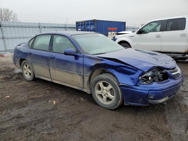 2G1WH52K959264483 - 2005 CHEVROLET IMPALA LS BLUE photo 4