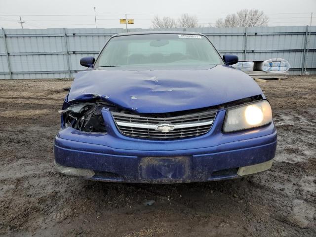 2G1WH52K959264483 - 2005 CHEVROLET IMPALA LS BLUE photo 5