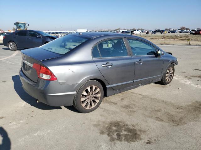 19XFA16889E011004 - 2009 HONDA CIVIC EX GRAY photo 3