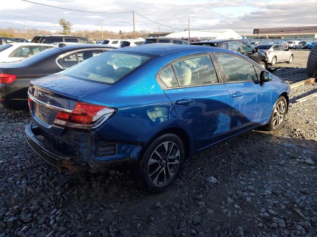 19XFB2F84DE201135 - 2013 HONDA CIVIC EX BLUE photo 3