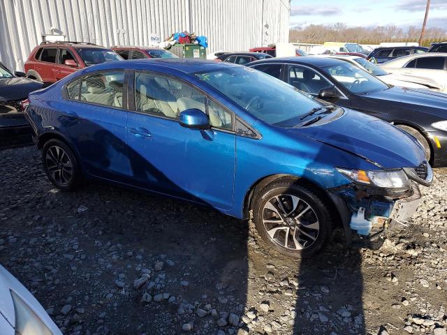 19XFB2F84DE201135 - 2013 HONDA CIVIC EX BLUE photo 4