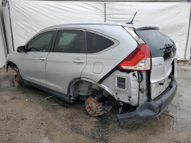 5J6RM3H77CL037641 - 2012 HONDA CR-V EXL SILVER photo 2