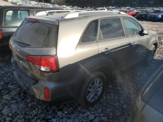 5XYKTDA65EG500148 - 2014 KIA SORENTO LX CHARCOAL photo 3