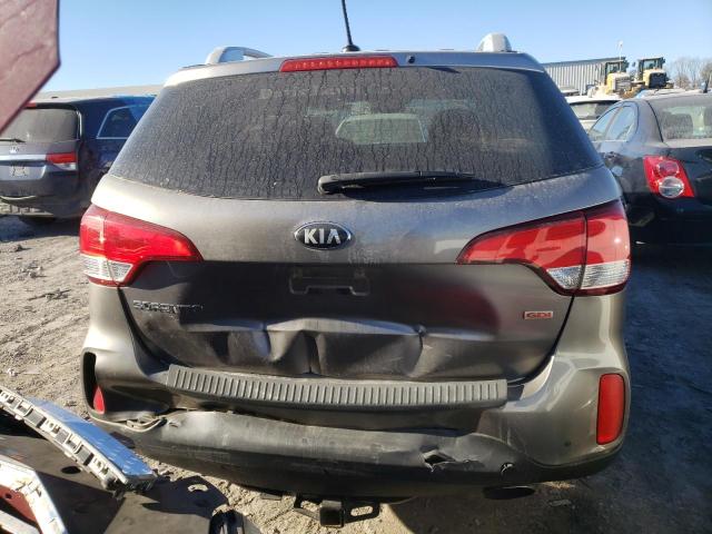 5XYKTDA65EG500148 - 2014 KIA SORENTO LX CHARCOAL photo 6