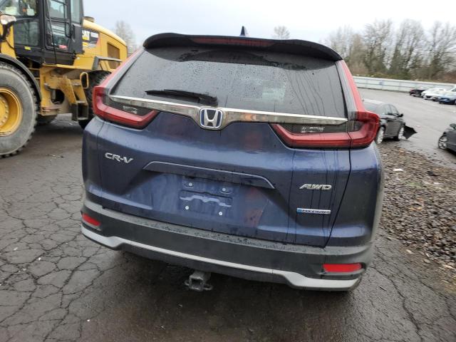 5J6RT6H83NL040648 - 2022 HONDA CR-V EXL BLUE photo 6