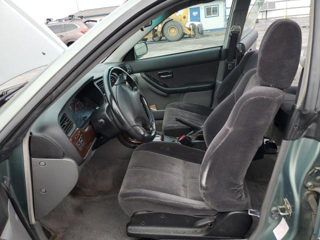 4S3BH635837310646 - 2003 SUBARU LEGACY L GREEN photo 7