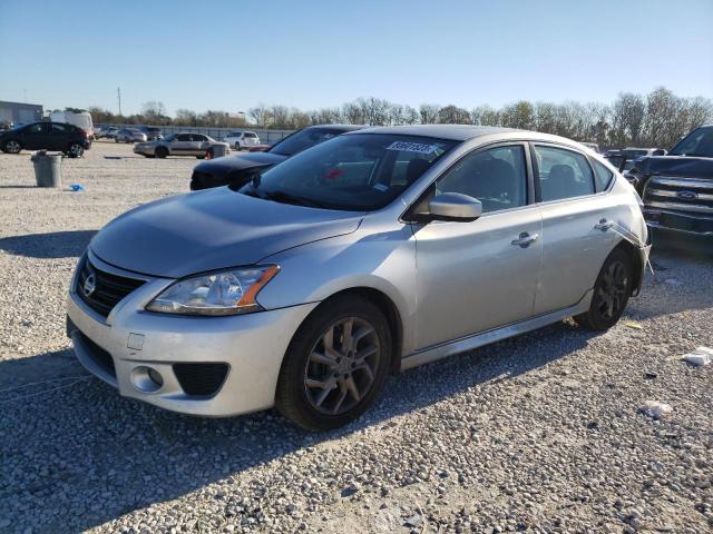 3N1AB7AP5EY251714 - 2014 NISSAN SENTRA S SILVER photo 1