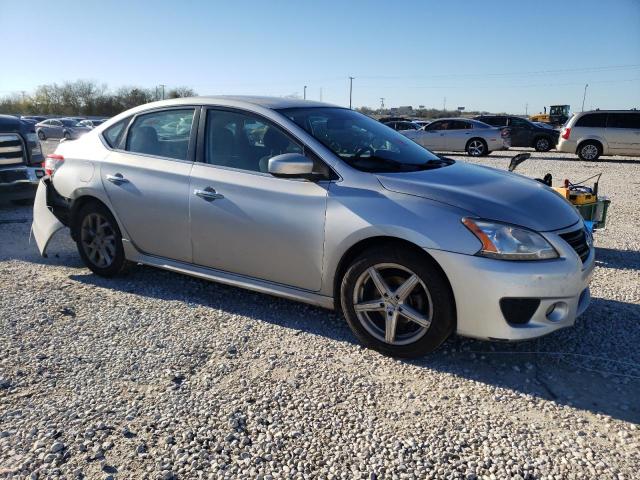 3N1AB7AP5EY251714 - 2014 NISSAN SENTRA S SILVER photo 4